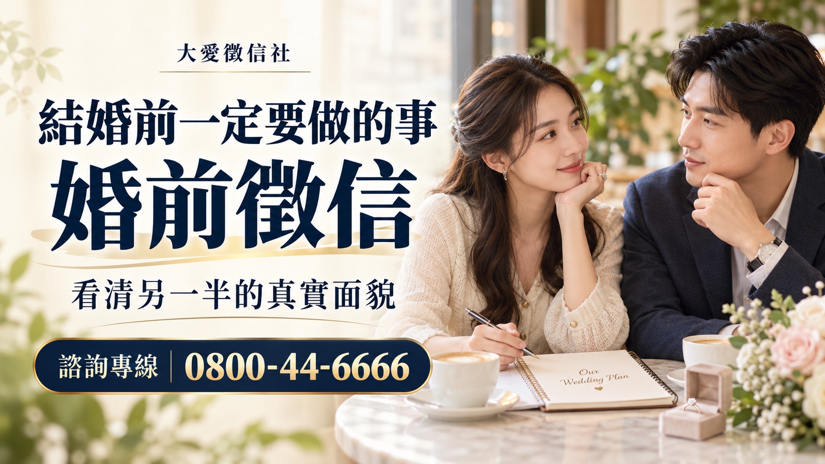 婚前徵信是什麼？確認影響婚姻的事實與合法調查流程